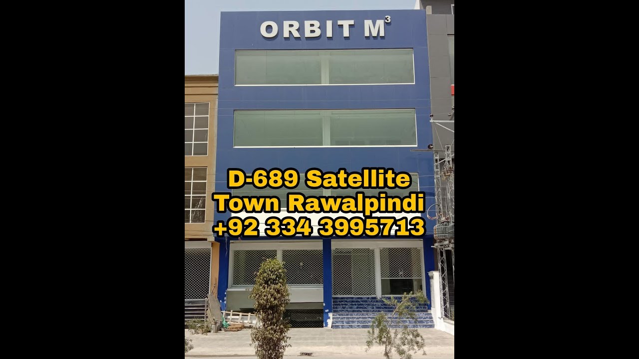 ORBIT M3 OFFICES FOR RENT COMMERCIAL MARKET RAWALPINDI +92 334