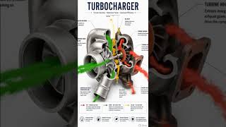 Turbocharger Explained | How a Turbo Works to Increase Engine Power 🚀#Turbocharger#Turbo#Engine
