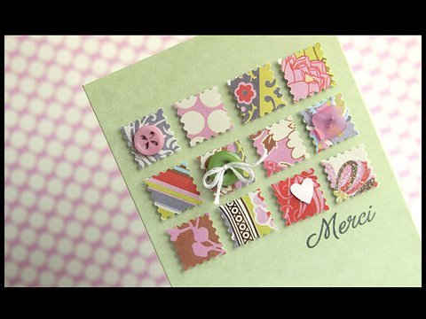 Merci - Make a Card Monday #75 scrapbooking tarjetas