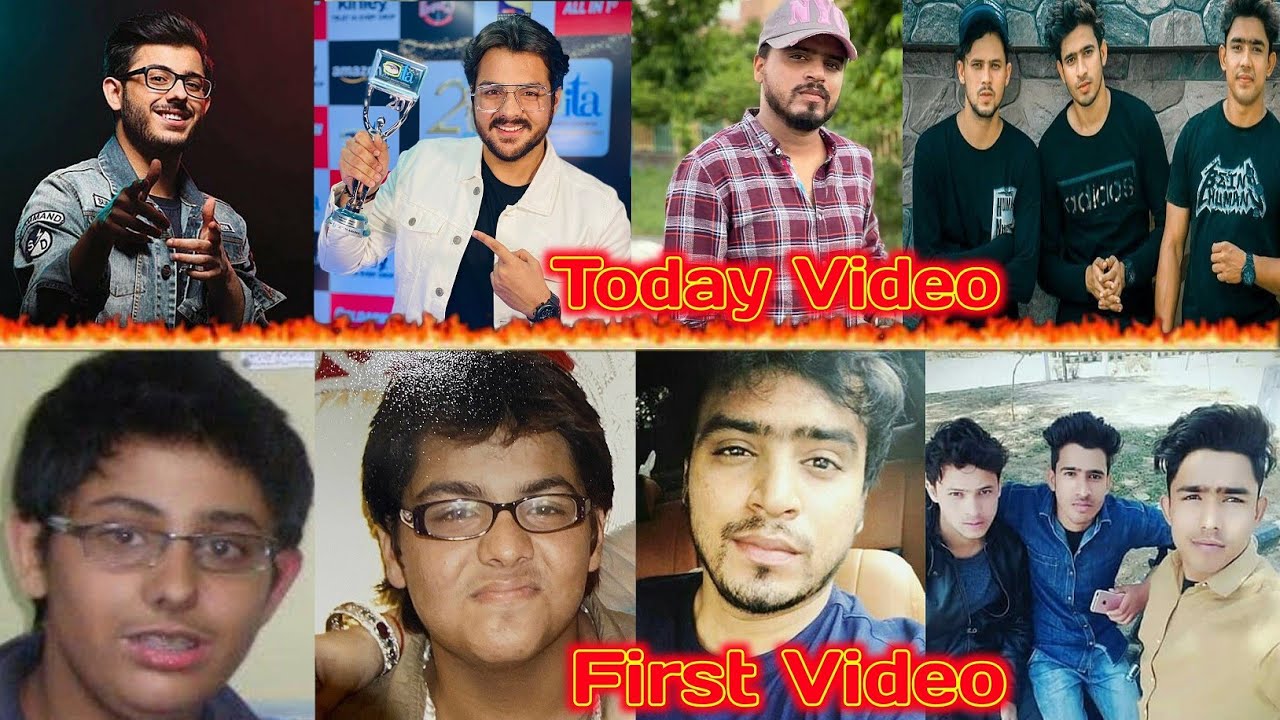 इन बड़े Famous YouTubers की 1st Video 1st Video Of Famous YouTubers