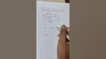 Current division rule 📚📖#ssc #rrbje2024 #exam #electricalengineering
