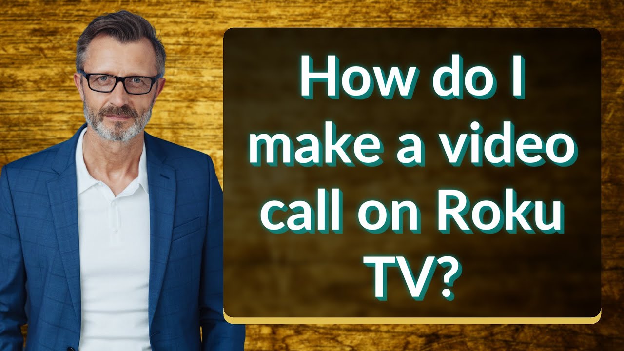 How do I make a video call on Roku TV? - YouTube