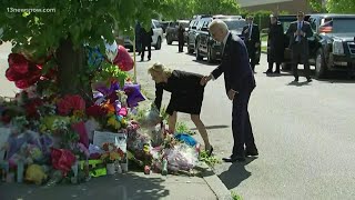 President Biden visits scene of Buffalo mass shooting