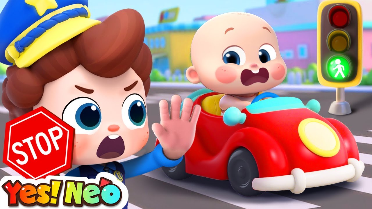 Traffic Lights Song | Buckle Up Song | Back to School |Nursery Rhymes & Kids Songs | Yes! Neo