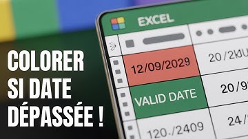 ⚠️ Excel : Colorer une cellule si la date est dépassée 🖱️✨