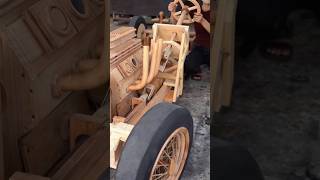 Crazy Invention: A Mercedes Made Entirely of Wood—Engine Included P2