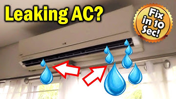 Stop AC Water Leaks Indoors in Seconds! Fast Fix & DIY Maintenance Tips