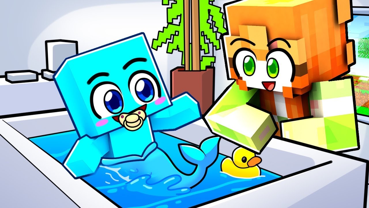 Adoptando a AWITA SIRENA en Minecraft!