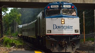 Amtrak PTC Test Train With Rare Equipment and Awesome Horn Show