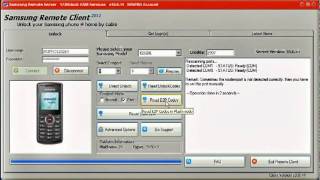 Samsung E2121L unlock codes reading