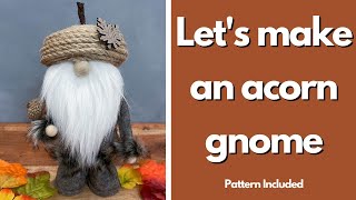 Thanksgiving Gnome/Fall Gnome Diy/No Sew Gnome/Fall Decor/Autumn Gnome