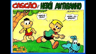 Cascão em Herói antibanho - Turma da Mônica em Quadrinhos