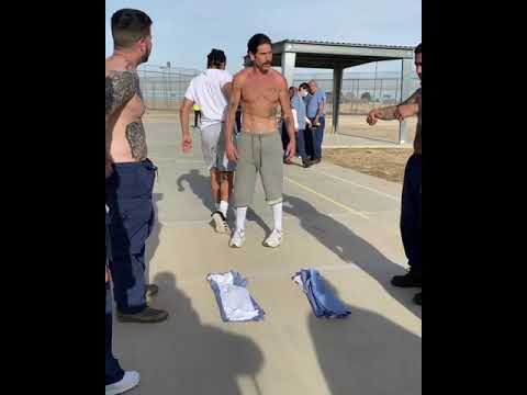 Jon Bernthal - American Gigolo set workout