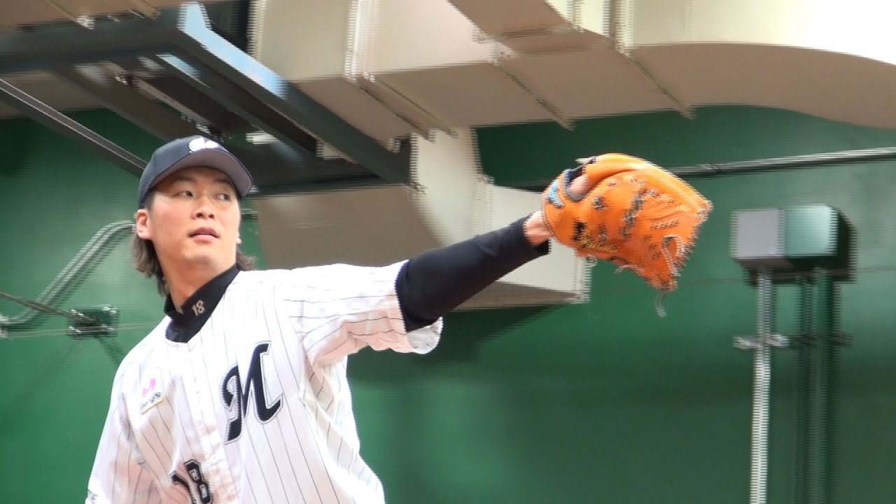 開幕投手決定！二木康太のオープン戦登板前ブルペンにカメラが潜入