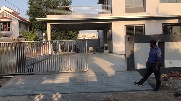 Sliding gate automation at kosamba done by Krishna home automation +919016042525