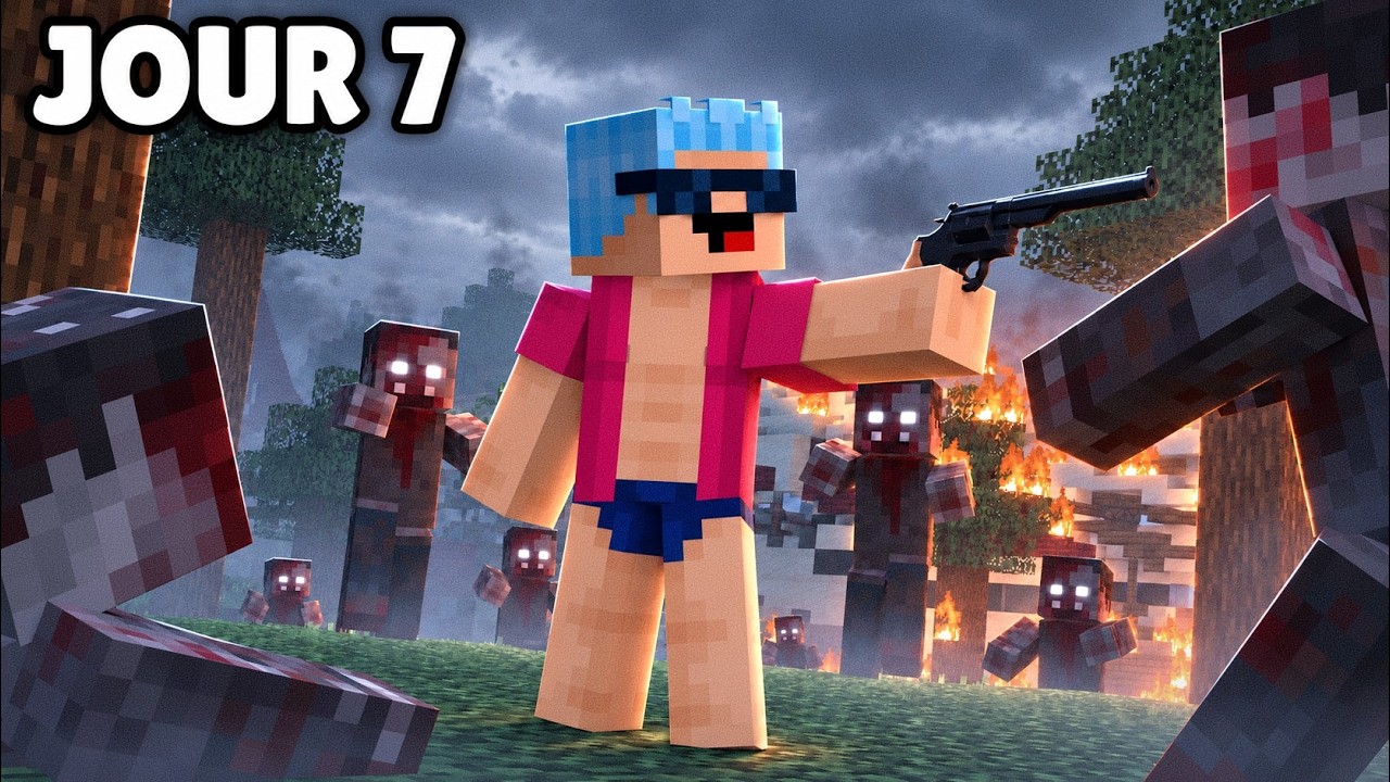 Survivre sur L’ÎLE APOCALYPTIQUE la plus DANGEREUSE de Minecraft..