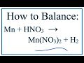 Balancing Chemical Reactions