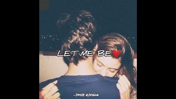 LET ME BE THE ONE LYRICS