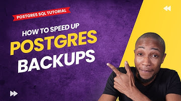 How to Optimize Postgres Database Backups
