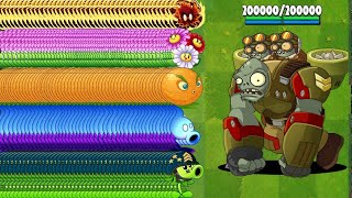 100 Plants vs Team Sky City Zombie LEVEL 10 - Who Will Win? - PvZ 2 Challenge