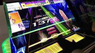 【CHUNITHM】Clattanoia (MASTER) AJ 3落ち 手元 【オーバーロード】