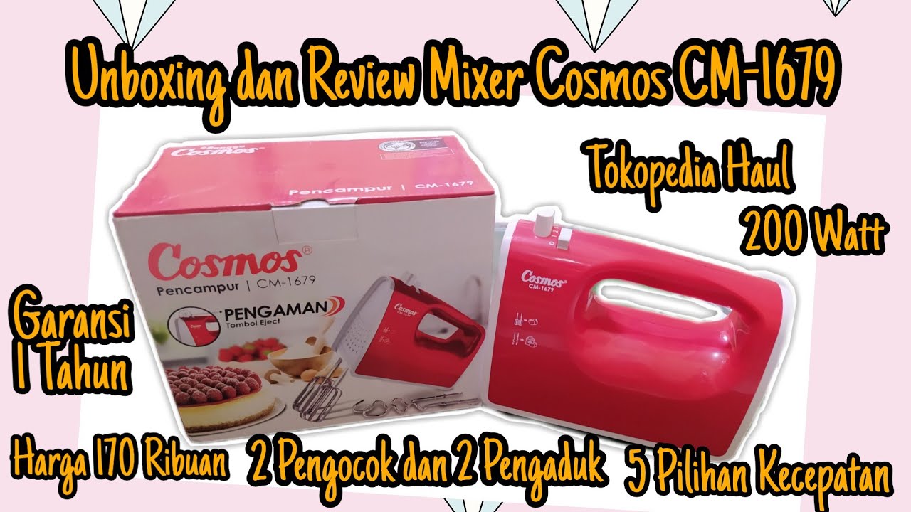 Unboxing dan Review Mixer Cosmos CM1679 YouTube