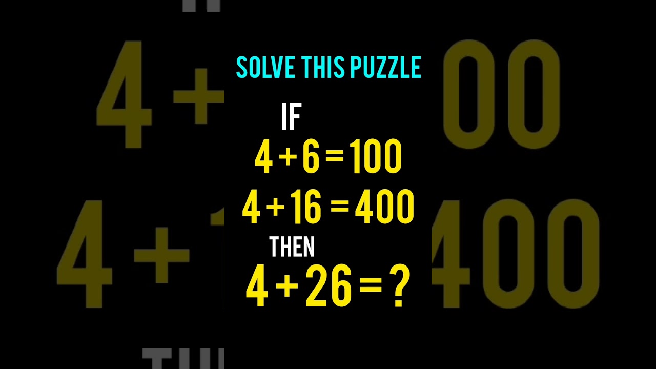 Maths puzzle 583 