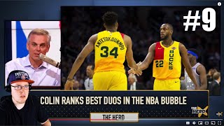 Reacting To Colin Cowherd Ranks The Best Duos In The NBA Bubble