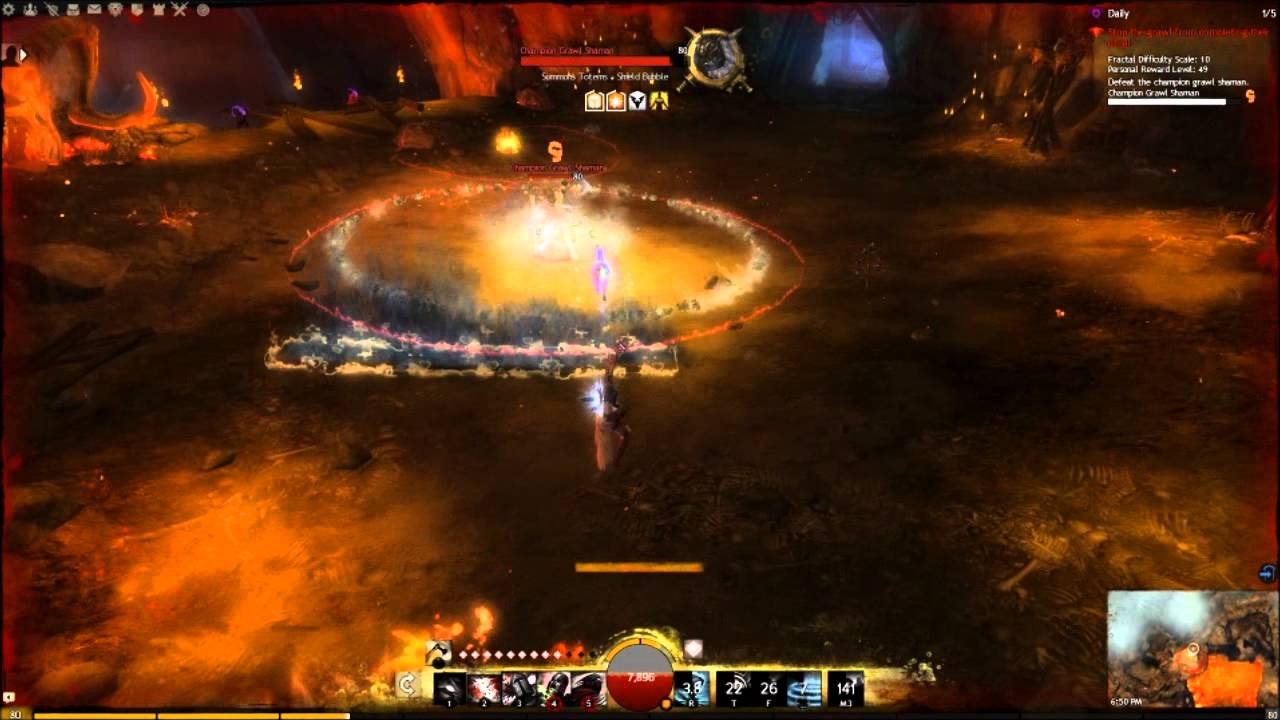 Thief solo attempt Grawl Fractal