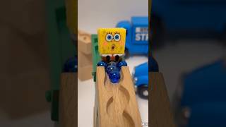 SpongeBob’s Marble Mess! 🧽#SpongeBob #MarbleRun #Satisfying #ASMR #ToyFun #MarbleRace #KidsToys #3D