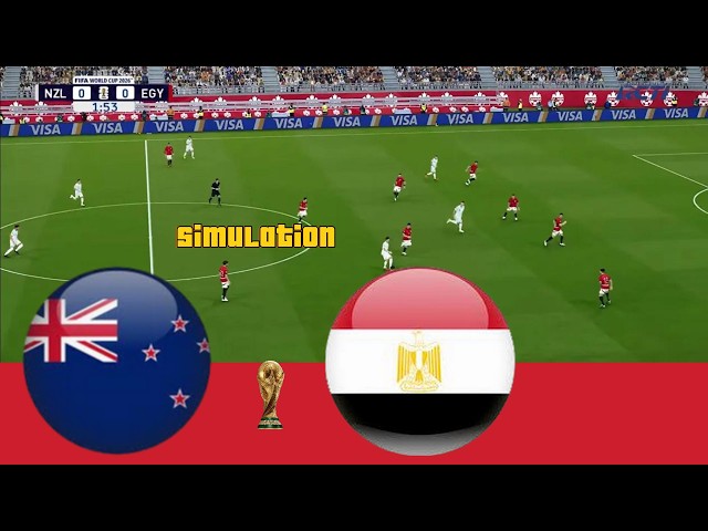 نيوزيلندا ضد مصر | محاكاة كأس العالم 2026 | PES 2021