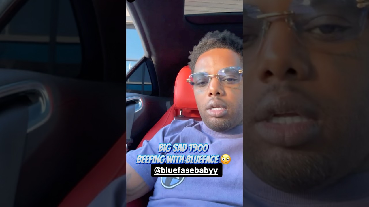 Big Sad 1900 beefing with Blueface on Instagram ! 🫨 
