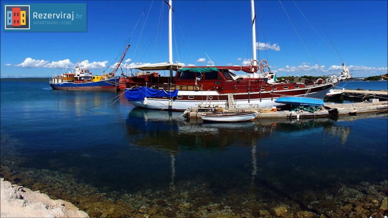 Mrljne otok Pašman plaže hrvatska pošta