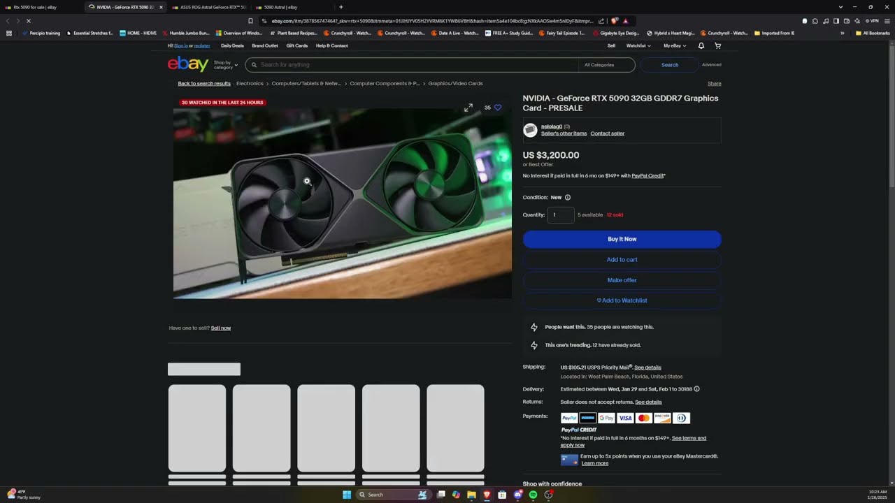 RTX 5090 Scalpers man