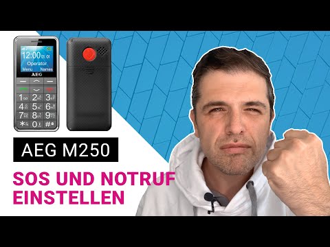 AEG M250 ? SOS und Notruf einrichten - Anleitung Deutsch