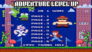 Classic Fun! NES 76 in 1 Game Cartridge Gameplay