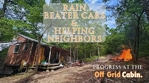 Progress At The Off Grid Cabin, Nature Is Against Us