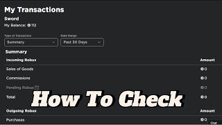 Ultimate Guide: How To Check Your Robux Transactions in Roblox (2024)