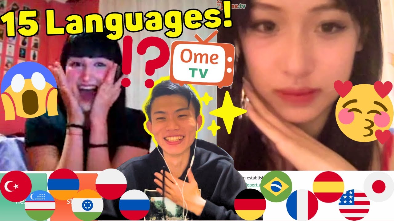 Polyglot Compliments Strangers in Their Native Language! - Omegle