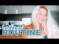 VLOG: hair care routine, cook with me, & coaching cheer