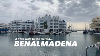 Benalmadena Marina, Spain | Walk from Benalmadena Palace to the Marina, February 2024.