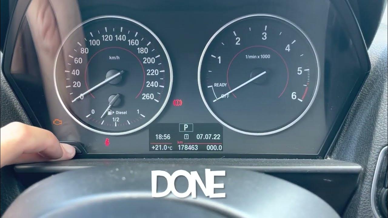 Service reset BMW 1, 2, 3, 4 series F20/21/22/23/30/31/32/33/34 - YouTube