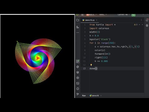 Python Spiral Pattern Animation: Generative Art