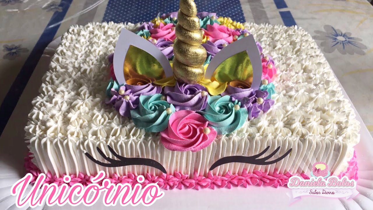 Featured image of post Bolo Unicornio Simples Chantilly Essa uma das coberturas mais f ceis e econ micas para decorar bolos para qualquer ocasi o