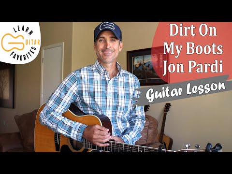 Dirt On My Boots - Jon Pardi - Guitar Lesson | Tutorial - YouTube