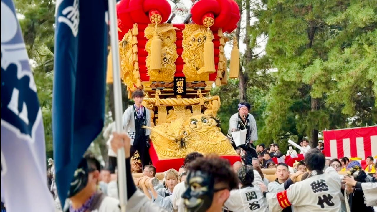 【さぬき豊浜ちょうさ祭り 2025】　上田井 本町 関谷 一ノ宮入場