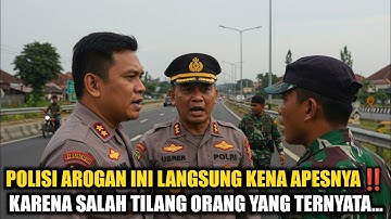 VIRAL‼️OKNUM POLISI INI APES‼️SALAH TILANG, DIKIRA PEMUDA BIASA TERNYATA ORANG PENTING, BEGINI...