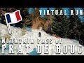 Redmill  virtual un  mountain pass of prat de bouc  rail unning  france treadmill