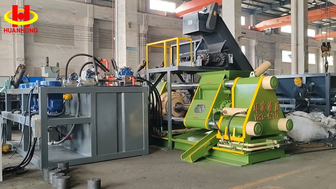 Hydraulic Scrap Metal Chips Recycling Briquetting Machine