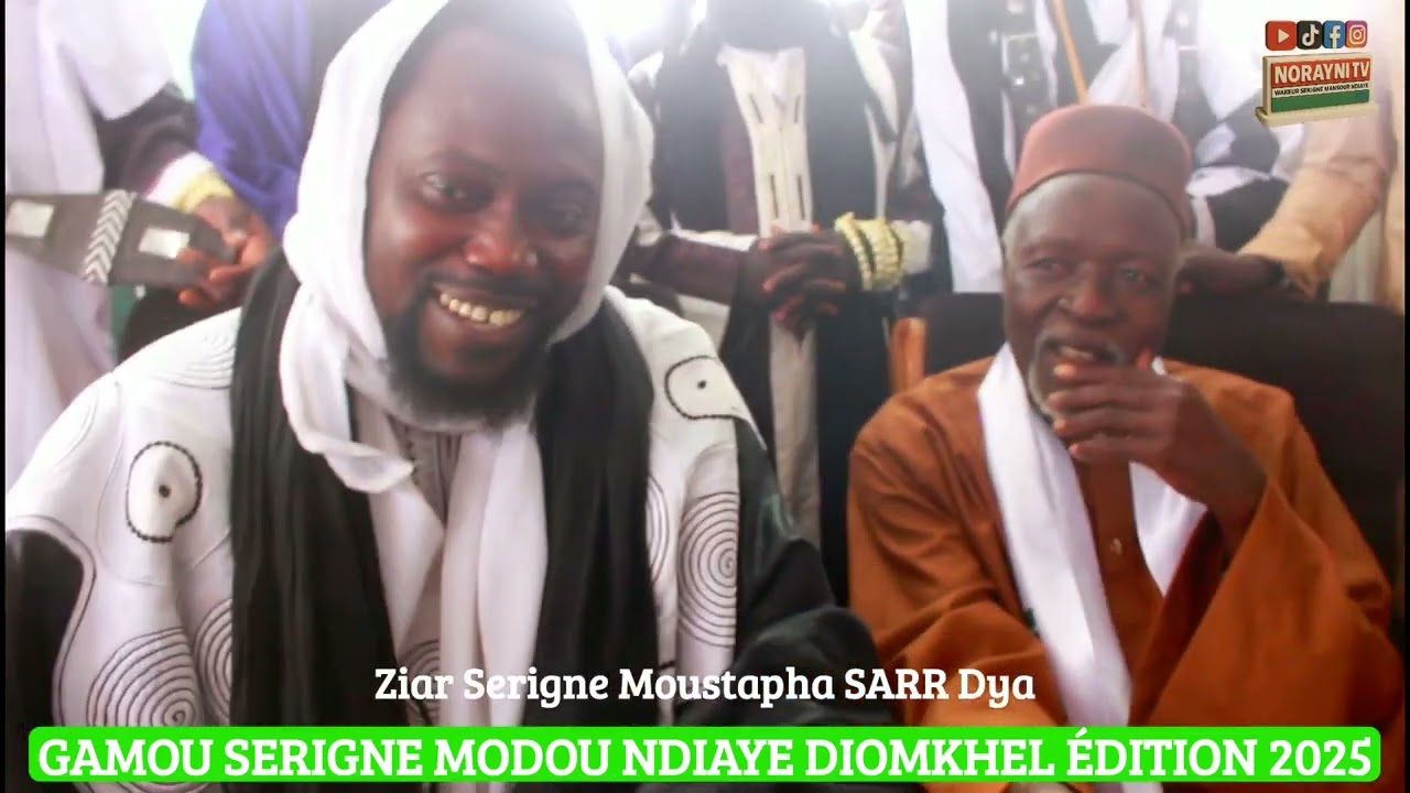 Gamou Diomkhel 2025: Ziar Serigne Moustapha SARR (Wakeur Serigne Cheikh Ndigeul SENE)